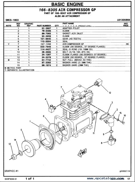 cat truck engine parts manual